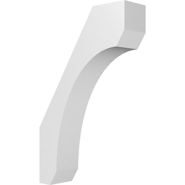 Ekena Millwork 6-in. W x 20-in. D x 32-in. H Legacy Architectural Grade PVC Knee Brace BRCP06X20X32LEC - main